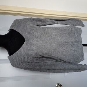 SO gray knitted sweater